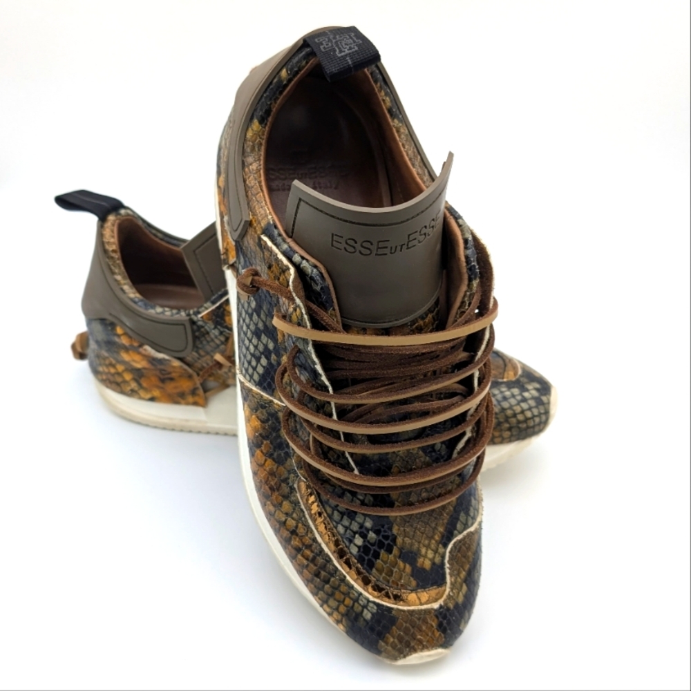 Esse Ut Esse Python Leather Sneakers (Eu 38) - image 5